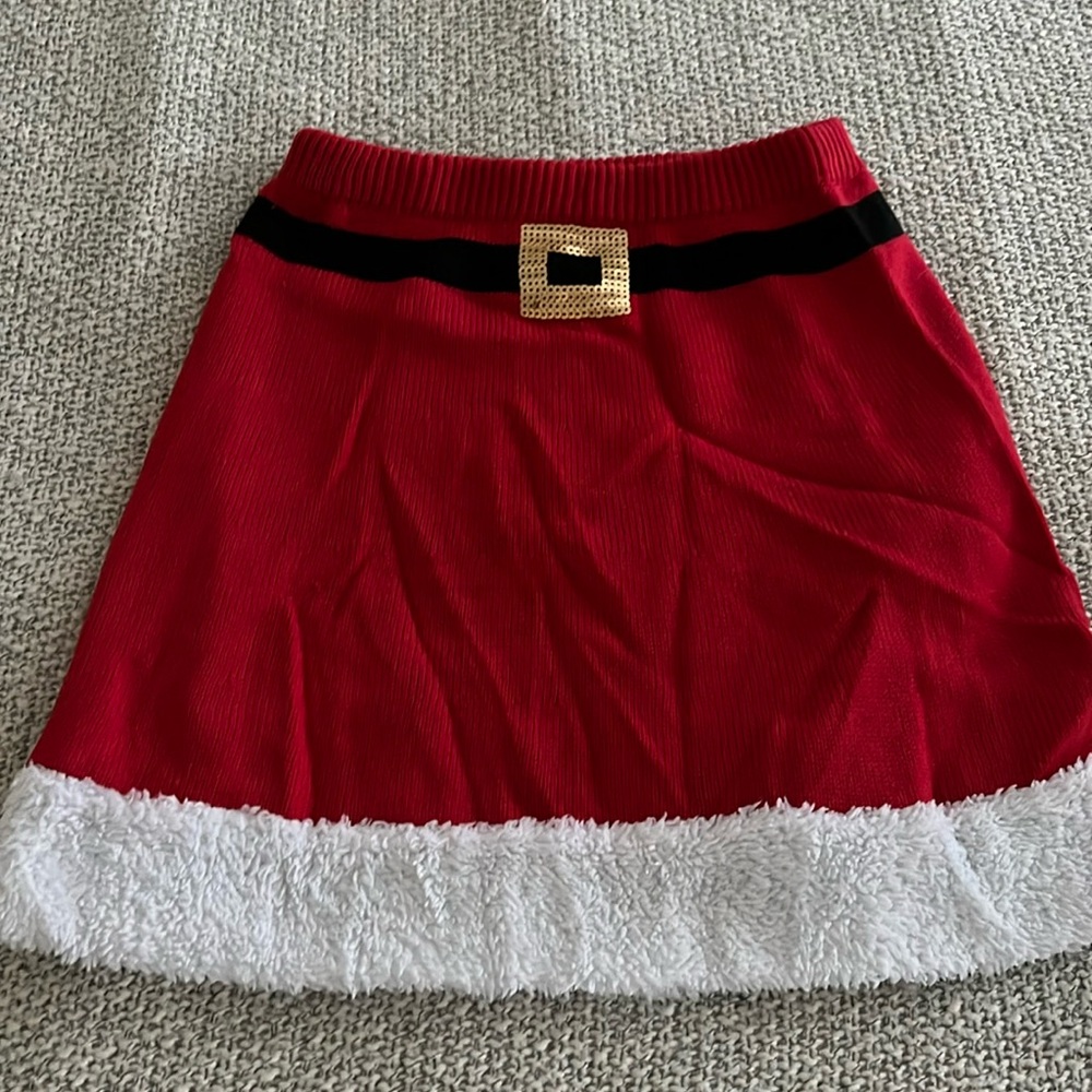Santa mini skirt